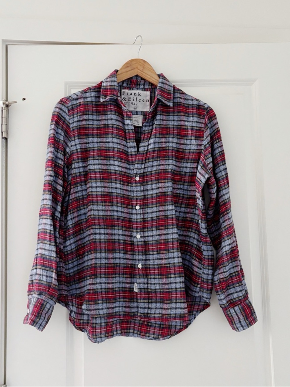 Frank & Eileen Italian Flannel Plaid Shirt Oversized